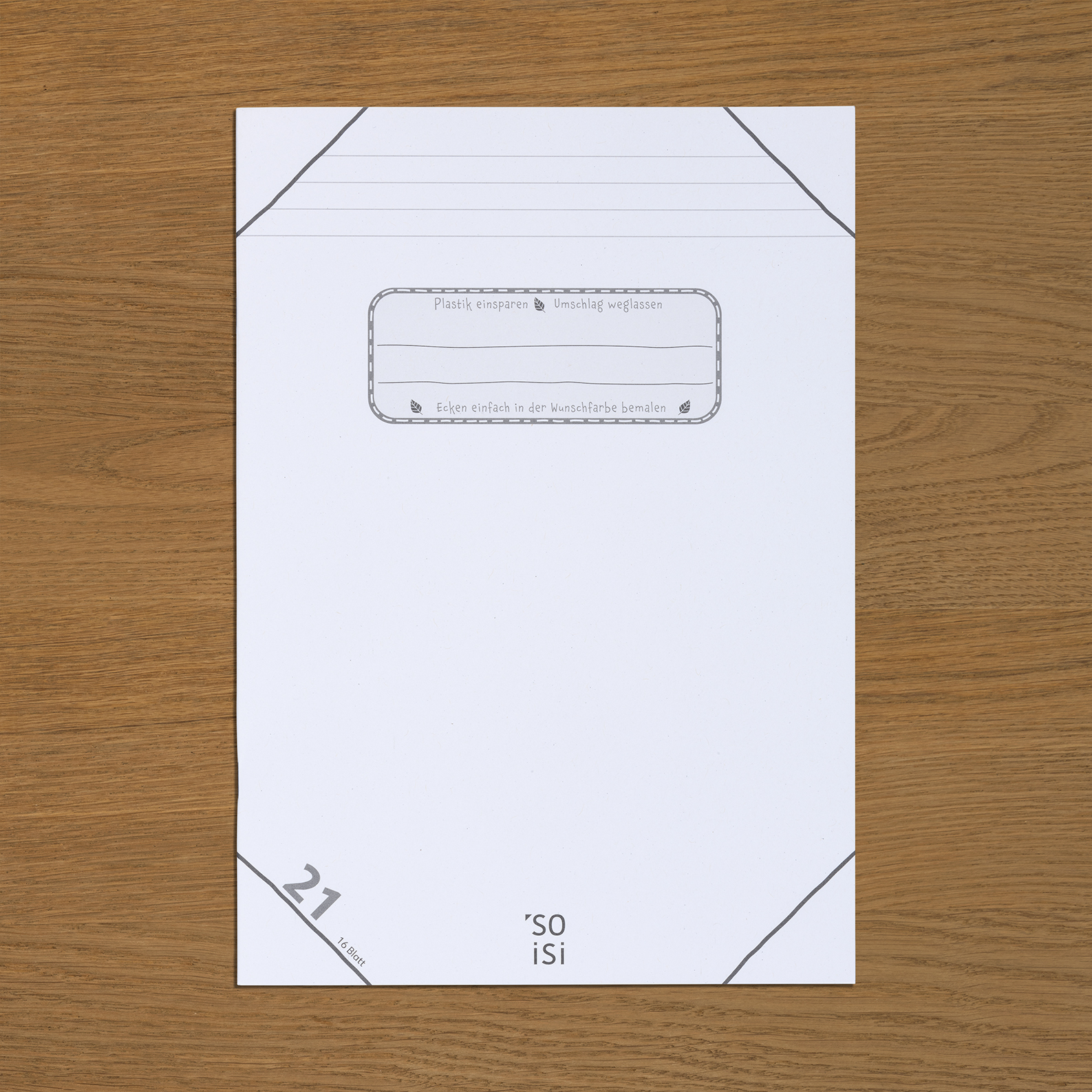 Lineatur 21 (liniert) DIN-A4, VE10