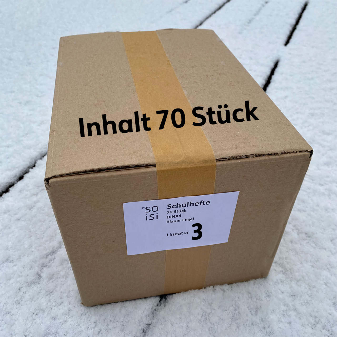 Lineatur 3 (Schreibheft für Klasse 3) A4, Karton