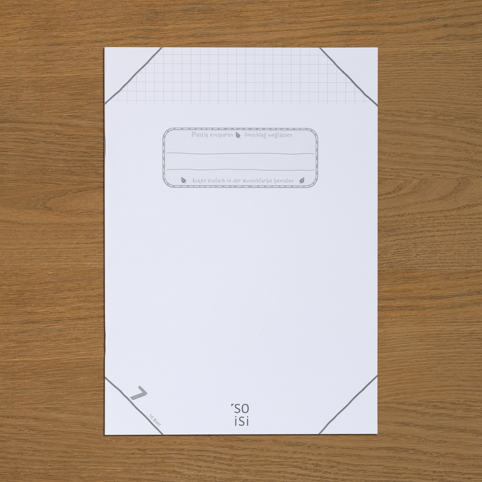 Lineatur 7 (kariert Großkaro 7 x 7mm) DIN-A4, VE10