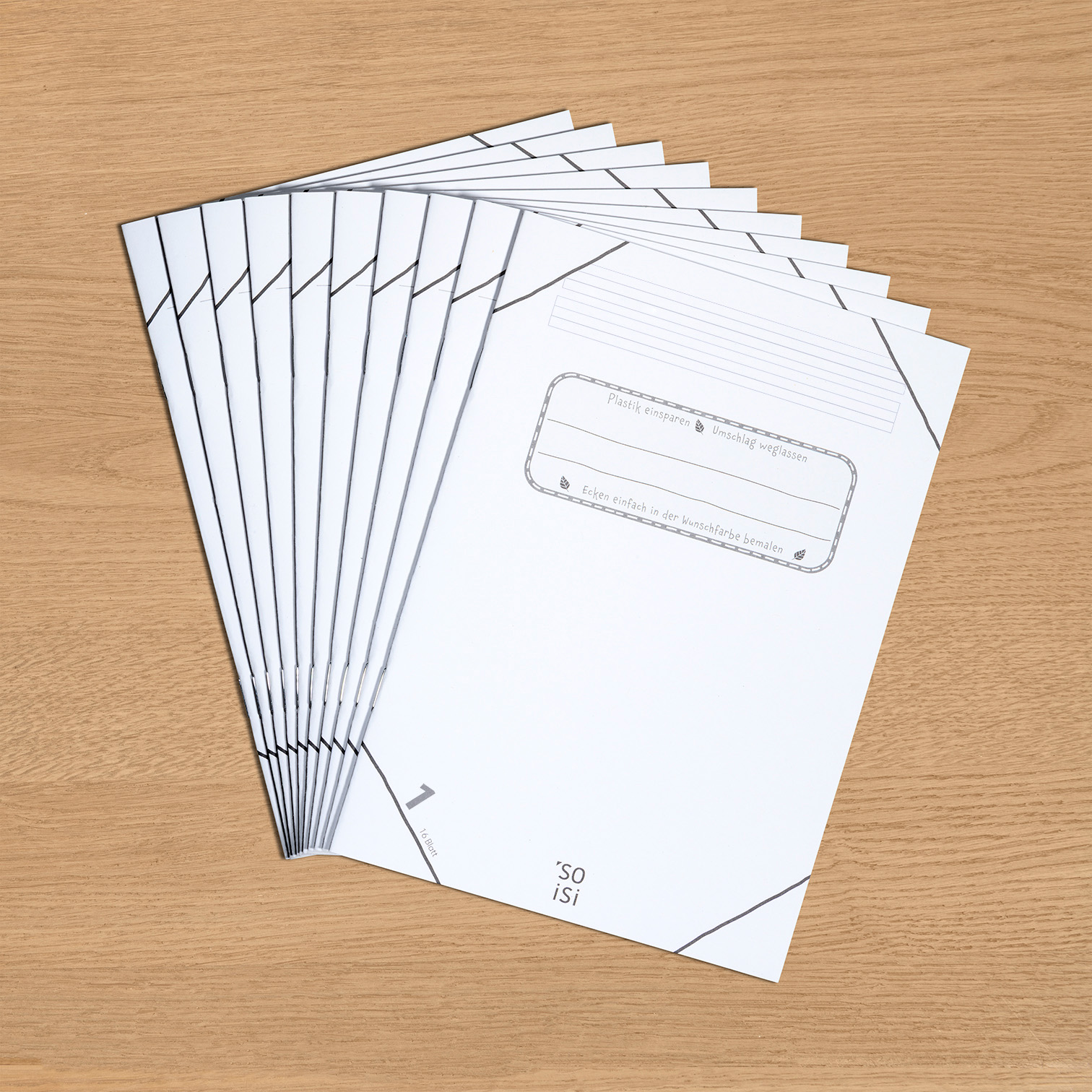 Lineatur 1 (Schreibheft für Klasse 1) A5, im Bündel